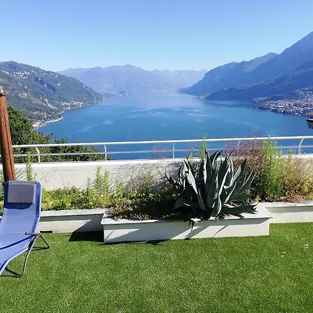 Attico With Big Terrace In With Pool * Valbrona