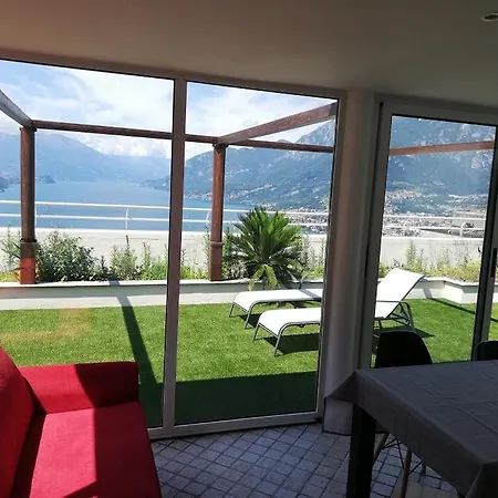 Attico With Big Terrace In With Pool Valbrona